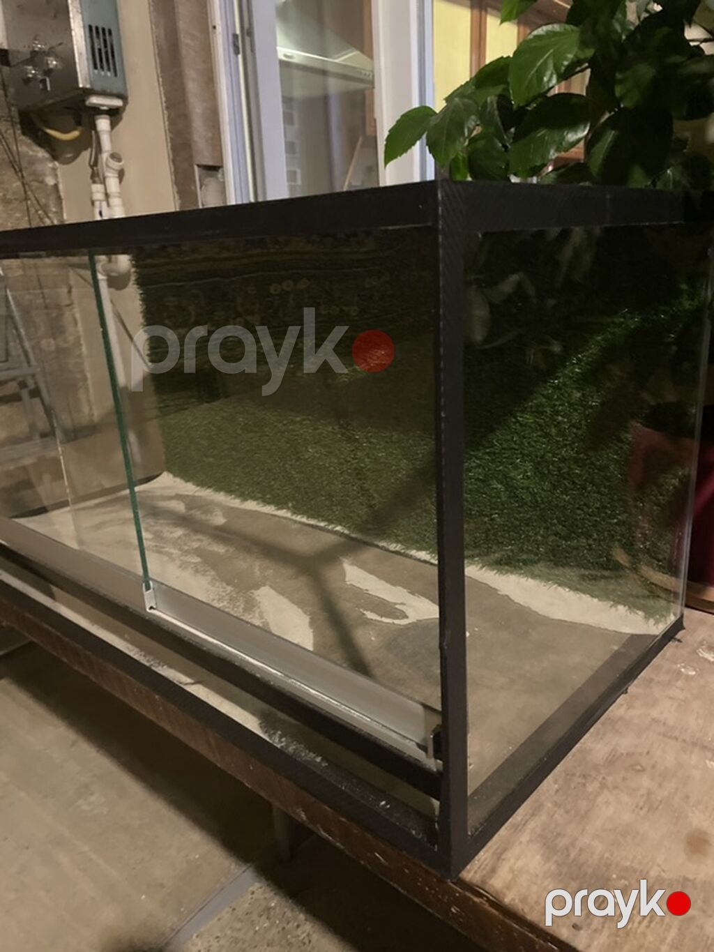 Şüşə teraryum/vivaryum akvarium tipli şkaf - Material: qalın şüşə — Qəfəslər, Digah (2)