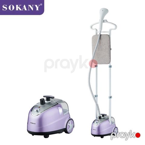 Sokany Stend Buxarlı Ütü 2 Litr 2000W Döşəmə üçün şaquli buxarlandırıcı SK-12007 Peşəkar geyim buxarlandırıcısı — Bakı