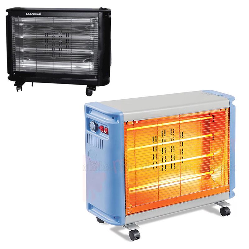 Luxell LX-2811 Elektrikli Qızdırıcı 4 Kvars Borulu Döşəmə Qızdırıcısı Şömine İnfraqırmızı Luxell Qızdırıcısı Kumtel — Isıtıcılar və isı ventilatorları, Bakı (3)