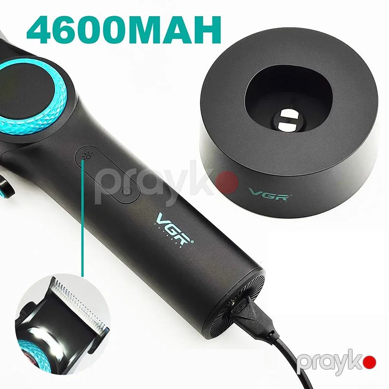 VGR V-001 Professional Kişilər Üçün Trimmer Elektrikli Saç Saqqal Təraş Maşını Ülgüc — Usturalar, trimmerler və epilyatorlar, Bakı (3)