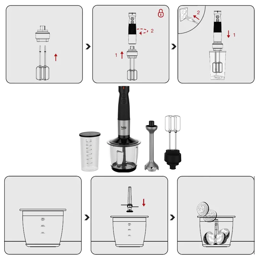 Blender Beko HBA 81762 BX — Mallar, Bakı (5)