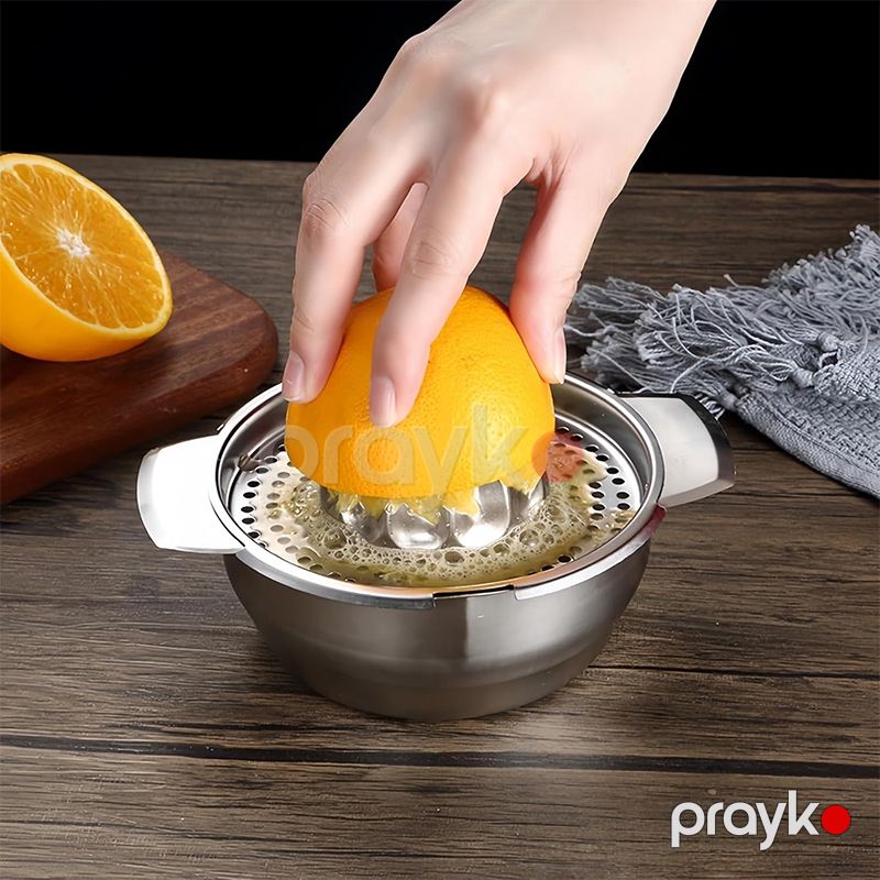 Limon Sıkacağı Paslanmayan Polad Limon Sıxıcı Manuel Portağal El Sıxacağı Sitrus Portağal Şirəsi Sıxan — Qablar və mətbəx əşyaları, Bakı (4)