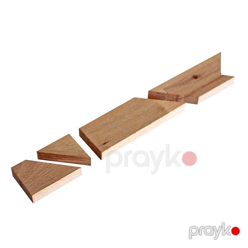 T Tangram Zeka Ve Akıl Oyunu 4 Parça 100 Farklı Şekil T Tangram Zeka Eğitim Oyunu 5+ Yaş 1+ Oyuncu — İdman, hobi, istirahət, Bakı (4)