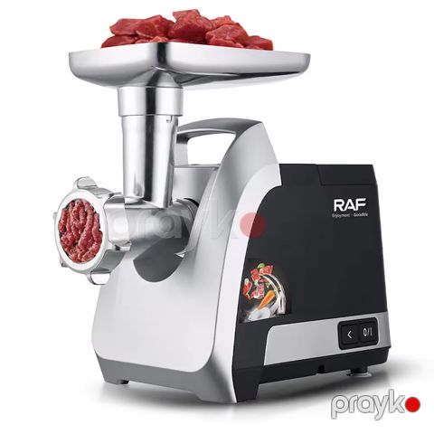 RAF R.3389 Elektrikli Çoxfunksiyalı Ətçəkən Maşın Paslanmaz Polad Ət Maşını 1000W — Bakı