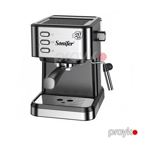Sonifer SF-3574 Çoxfunksiyalı Qəhvə Maşını Yüksək Keyfiyyətli Kappuçino Espresso Kofe Hazırlayan Aparat 850W — Bakı