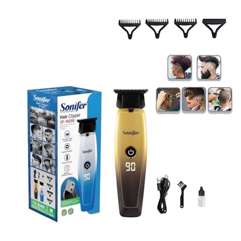 Sonifer SF-9605 Yeni Rəqəmsal Displey Rərdi İstifadə Üçün Kişi Saç Kəsiciləri 3 Saat Yüksək Güclü Barbrt Saç Təraş Maşını — Usturalar, trimmerler və epilyatorlar, Bakı (5)