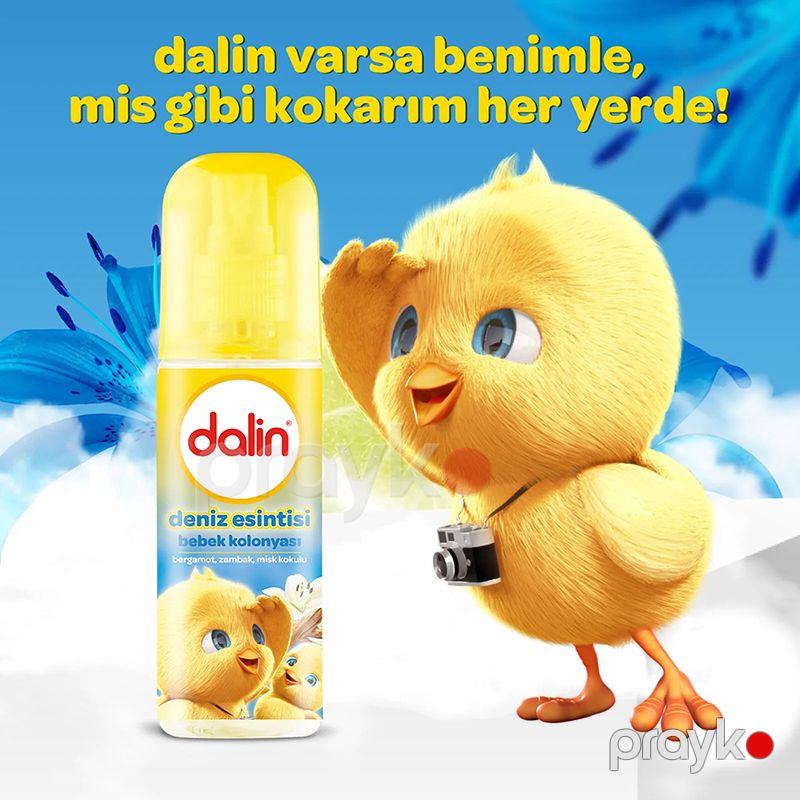 Dalin Kolonya 150 ML Deniz Esintisi Dalin Bebek Kolonyası Dalin Cologne 150 ML Sea Breeze — Gözəllik və səhiyyə, Bakı (3)