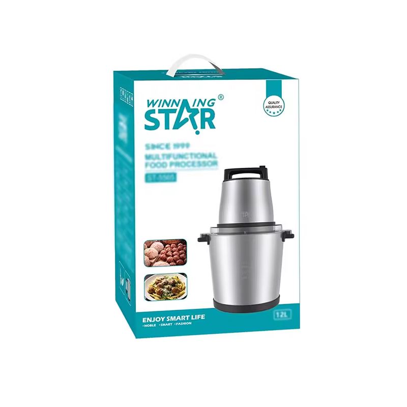 Wınnıng Star ST-5565 Çoxfunksiyalı Elektrikli Doğrayıcı Polad Qida Parçalayıcı Yüksək Tutumlu 2L — Blenderlər, xırdalayanlar və mikserlər, Bakı (6)