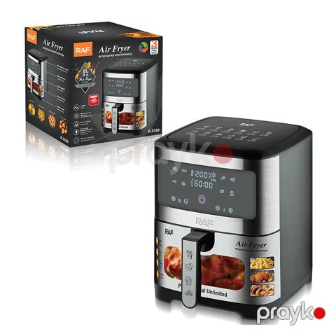 RAF R.5350 Çoxfunksiyalı Elektrikli Qızardıcı Hava Fritöz Airfryer 1300W — Bakı