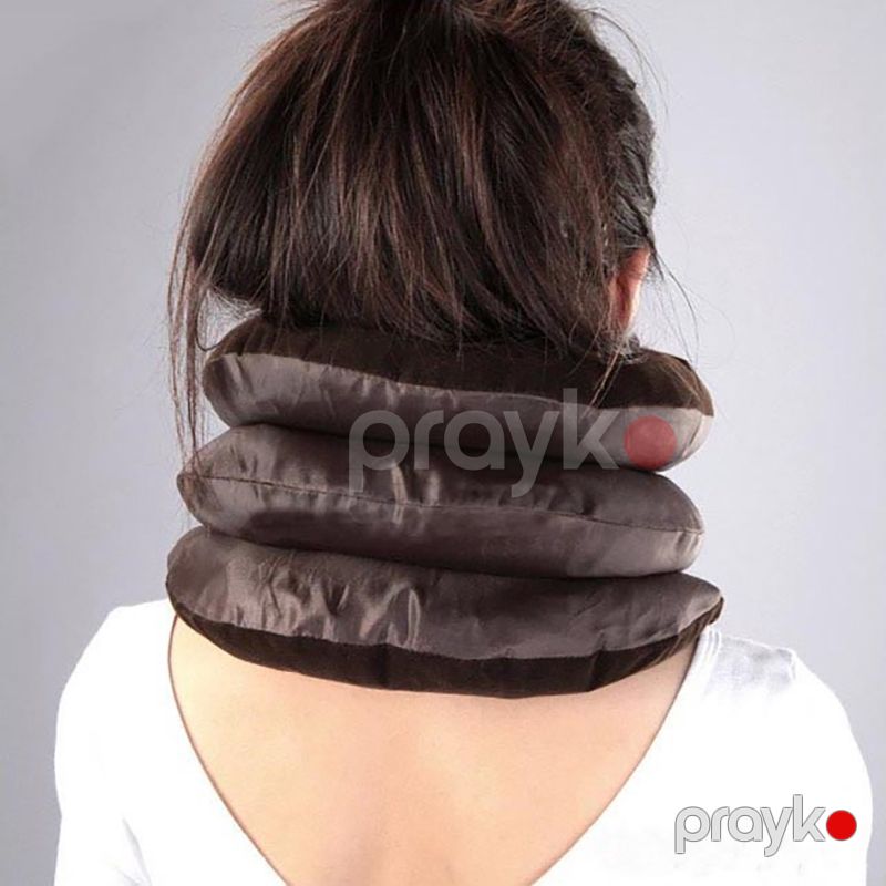 Səyahət Üçün Şişmə Boyun Yastığı Kz049 Boyun Ağrısı Onurğa Üçün Tekrar Doldurula Bilən Qəhvəyi Rengli Şişmə Yastıq — Gözəllik və səhiyyə, Bakı (5)