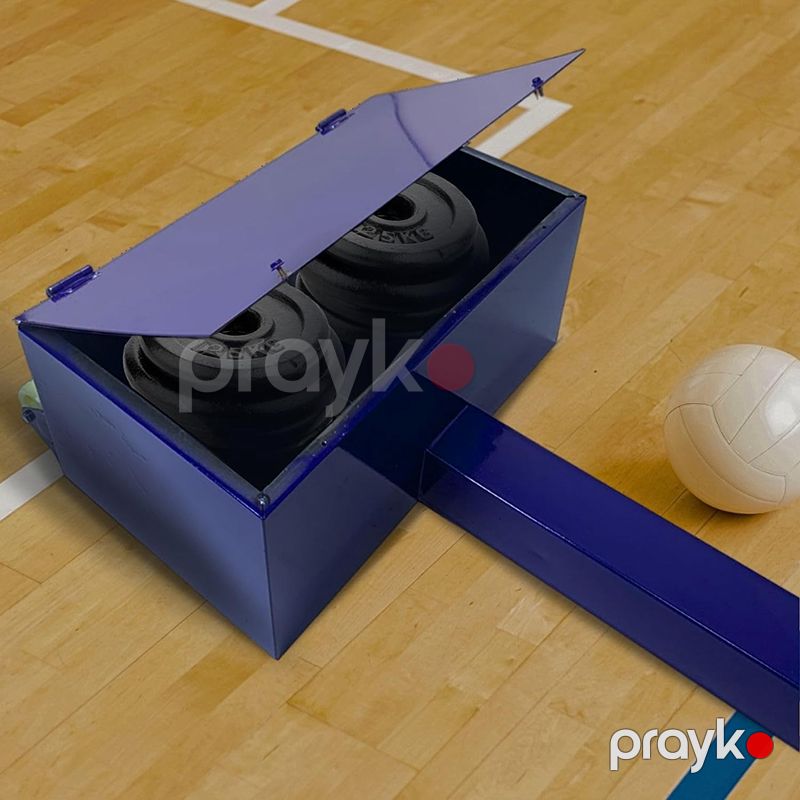 Voleybol Dirəkləri Hündürlüyü Tənzimlənən Təkərli Voleybol Toru Stend — İdman, hobi, istirahət, Bakı (7)