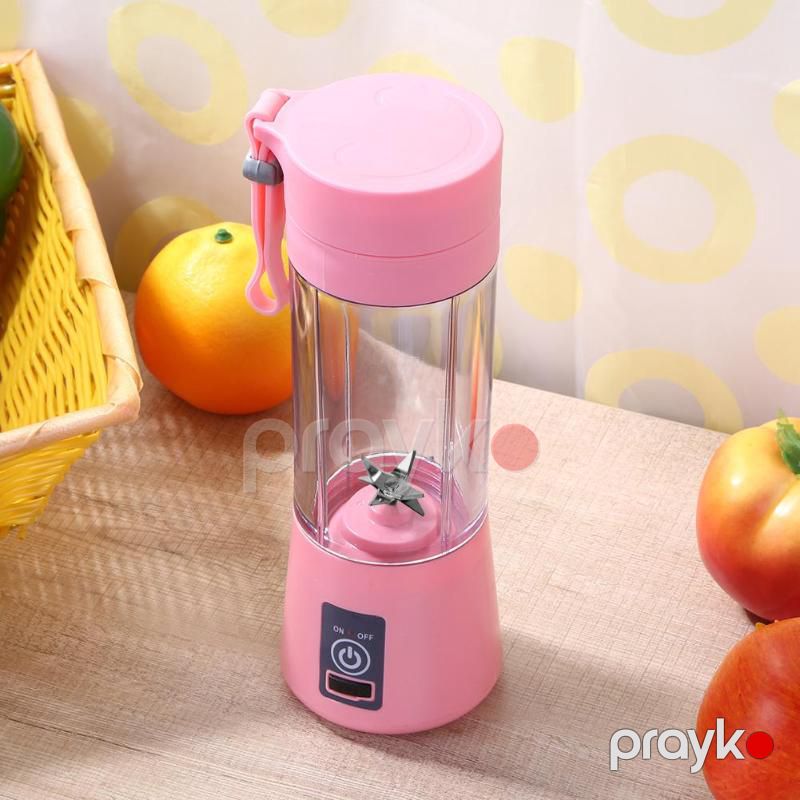 Portativ Mini Kokteyl Blender Elektrikli Meyvə Şirəsi Qabı Şarj Oluna Bilən — Blenderlər, xırdalayanlar və mikserlər, Bakı (2)