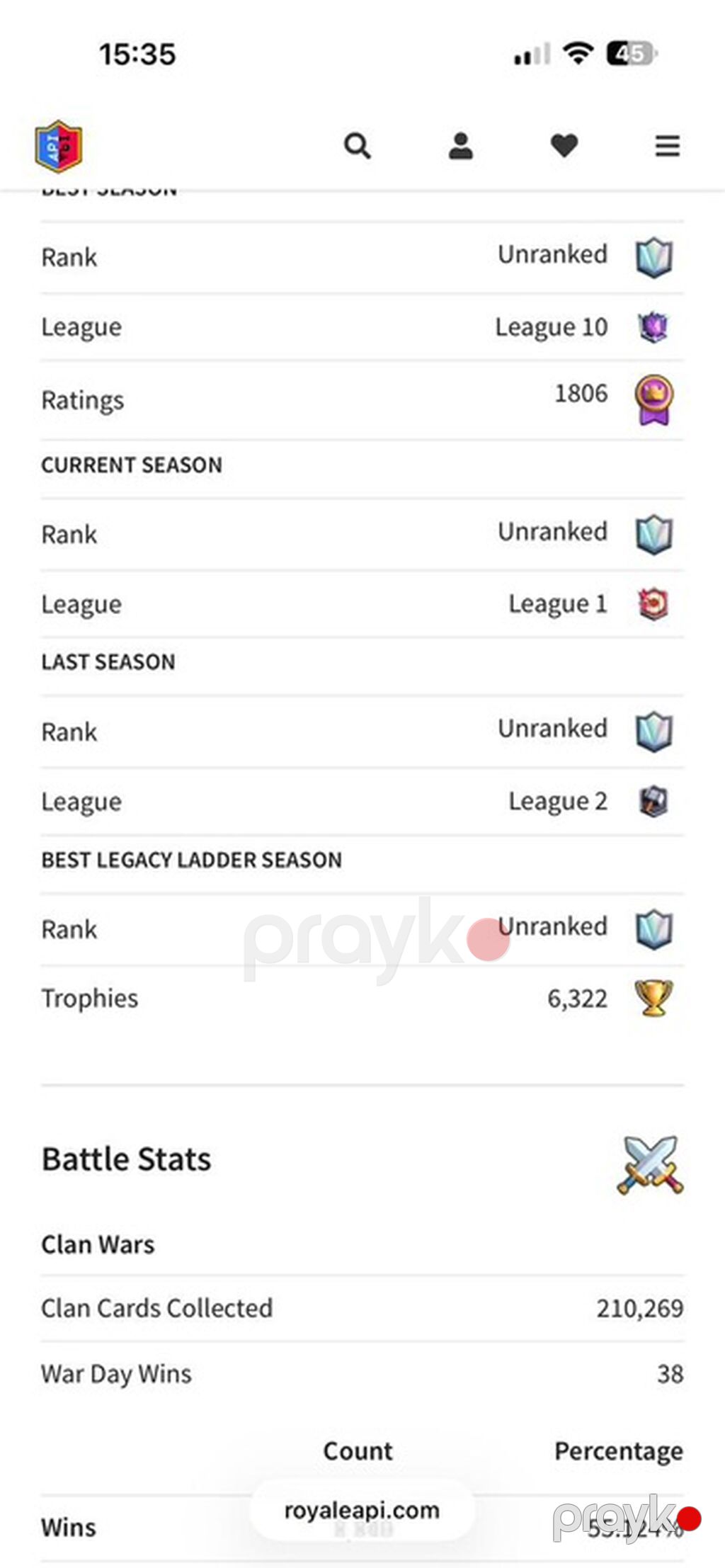 Clash Royale hesabı – RoyaleAPI statistikaları ilə - Qüllə Skini — Digər, Bakı (4)