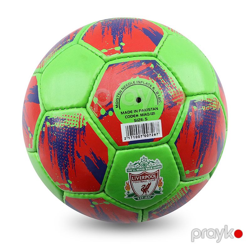 Yeni Rəngli Dizaynda 5 Nömrəli Liverpool Futbol Topu Yüksək Dayanıqlı Kamanda Futbol Topu Yaşıl Qırmızı — İdman, hobi, istirahət, Bakı (6)