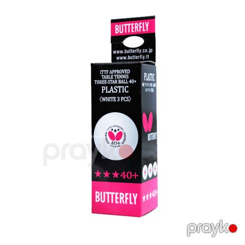 1 Qutu 3 Əd Ping Pong Topu 40mm Stolüstü Tennis Topları Plastik Kəpənək 3 Ulduzlu Top — Bakı