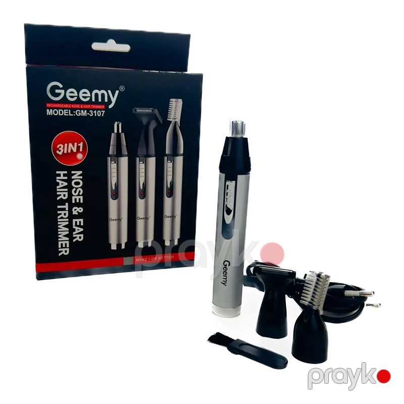 Saç Kesme Makinesi Gemei Gm-3107 3-ü 1 Arada Kişi Saç Təraş Maşını Gemei Üz Saqqal Burun Qulaq Bərbər Trimmeri — Usturalar, trimmerler və epilyatorlar, Bakı (6)