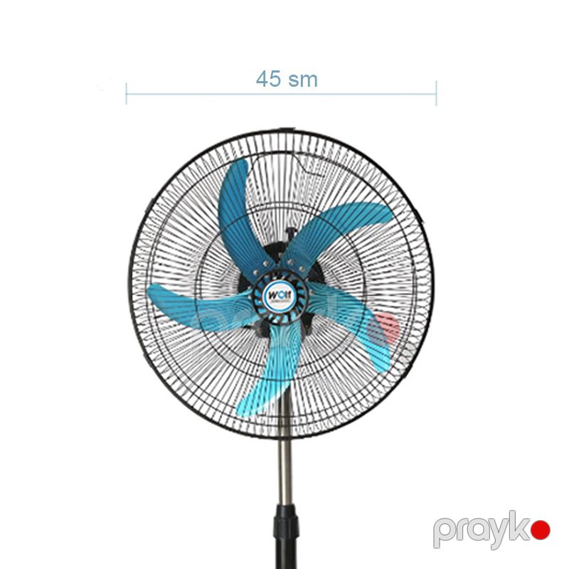 Ev üçün Stend Sərinkeş Ventilyator Wolf WF-5327 Elektrikli Döşəməüstü Fan Wolf Ventilyator — Ventilyatorlar, Bakı (6)