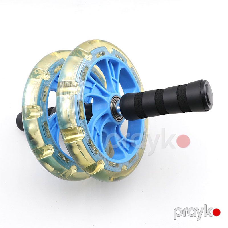 Wheel Press Səssiz İki Təkərli Abdominal Press Çarxı Qarın Əzələ Məşq Aləti — İdman, hobi, istirahət, Bakı (3)