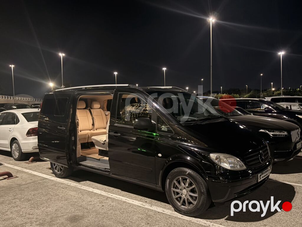 Mercedes‑Benz Vito – qara rəngli, uzun kuzovlu miniven 77-OT-208 — Avtomobillər, Digah (3)