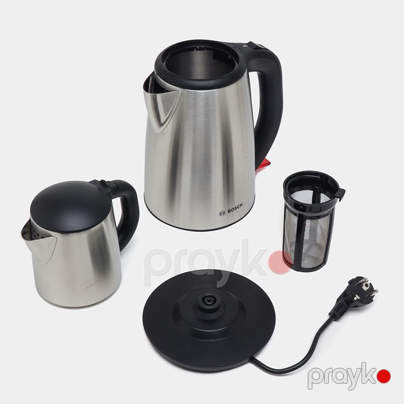 Elektrik Çaydanı Bosch TTA5883 Bosch Çaydan 1.7L Boz Polad Çaydan Çaynik Dəsti 1800W Yüksək Keyfiyyətli Çaydan Dəsti — Elektrik çaydanları və termoslar, Bakı (6)