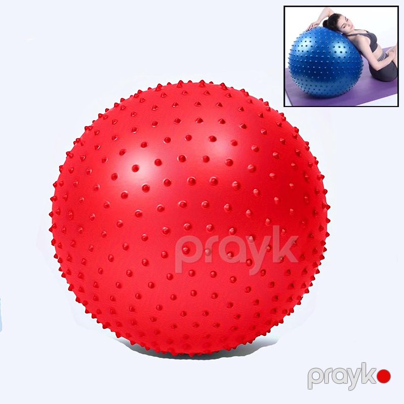 Masaj Funksiyalı Yoga Pilates Topu Tikanlı Aerobik Gimnastika Topu 75 sm Davamlı Yoga Gimnastika Topu — Fitness və yoqa, Bakı (6)