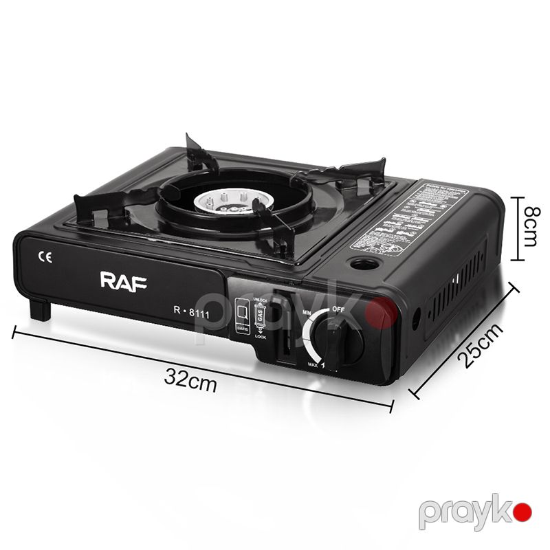 RAF R.8111 Qara 1 Ocaqlı Portativ Qaz Sobası Mini Düşərgə Sobası Bişirmə Qaz Sobası Daşıma Çantası ilə Pltesi — Ev texnikası, Bakı (6)