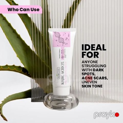 Biocos Kojic Acid 3% Brightening Cream – Dəri Tonunu Bərabərləşdirən Ağardıcı Krem (40 ml) — Bakı