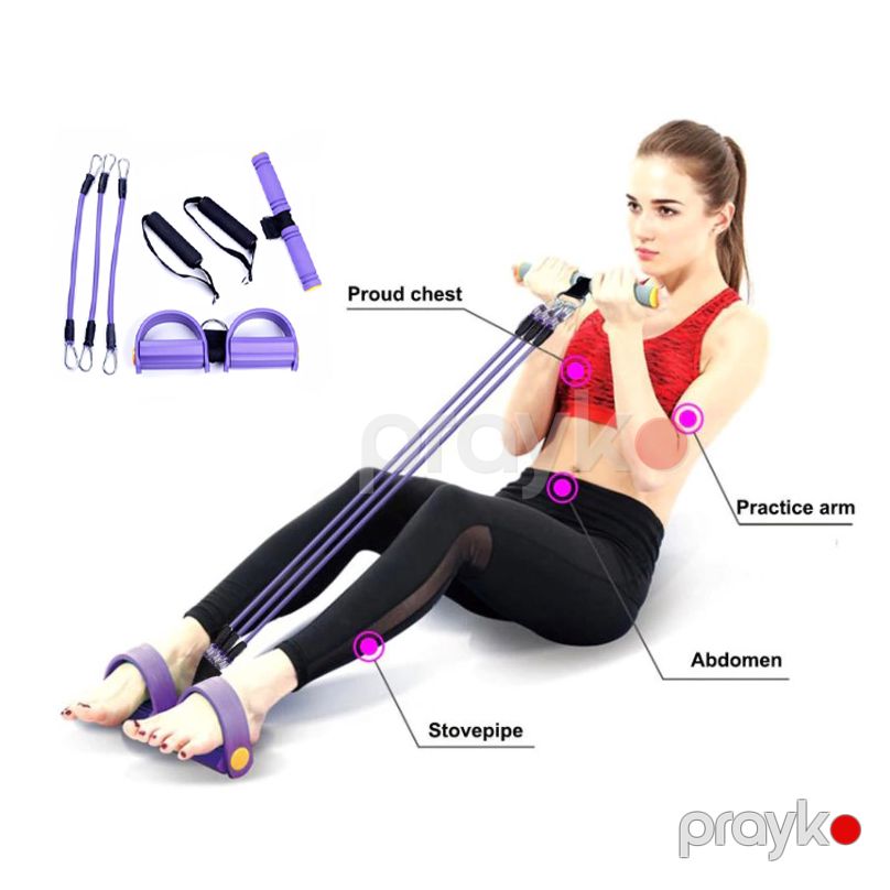 Çox Funksiyalı Pedallı Rezin Espander 3x Jqut — Fitness və simulyatorlar, Bakı (3)