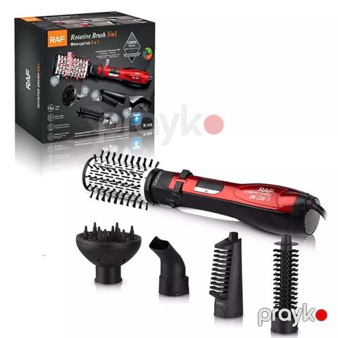 5-i 1 Arada RAF Peşəkar Saç Qurutma Feni Yüksək Təziqə Davamlı Professional Salon Feni 1200W RAF R.416 — Bakı