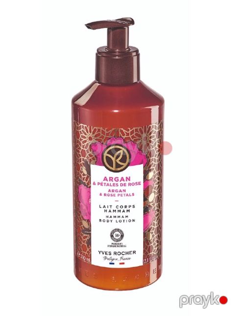 Bədən üçün losyon Yves Rocher Argan & Rose Petals 390 ml — Bakı