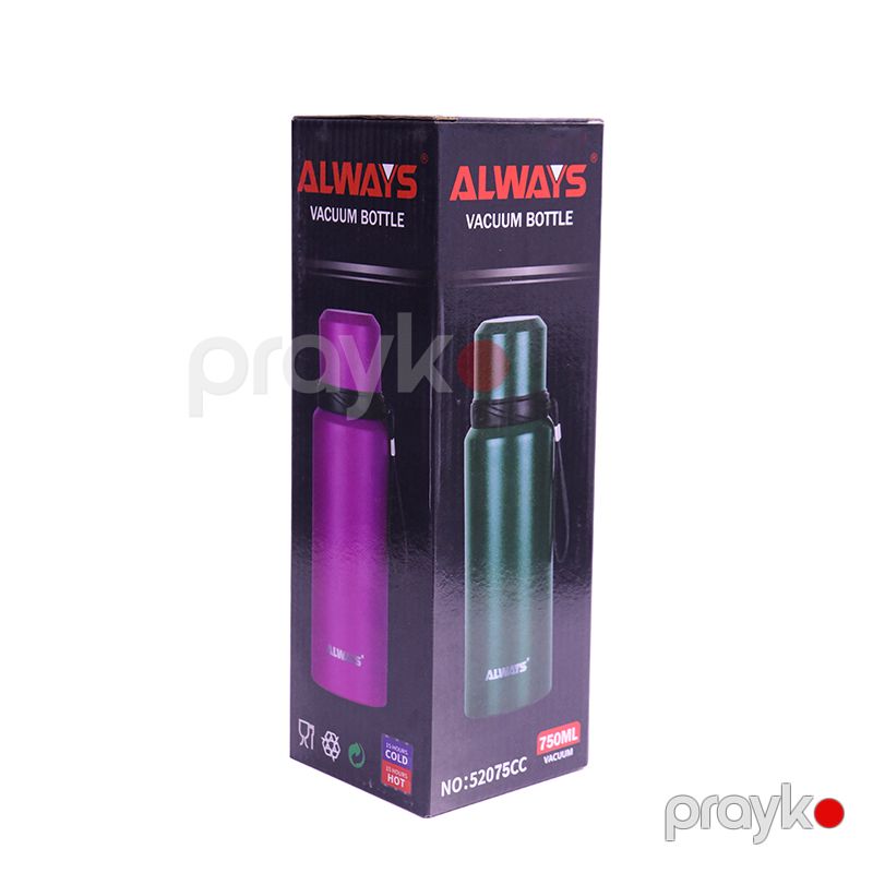 Always Vakuumlu Termos 750ml Paslanmayan Polad Termos İsti Soyuq Saxlayan Termos — Termos və termoş, Bakı (7)