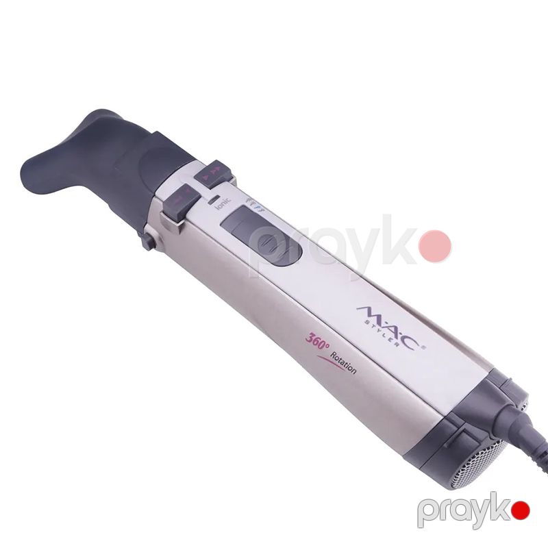 Peşəkar Mac Styler 3-ü 1-də Saç Qurutma Feni Avtomatik Fırlanma Özəlliyi ilə Saç Düşləşdirici Saç Hamarlaşdırıcı İsti Fırça Başlıq — Fən, Bakı (5)