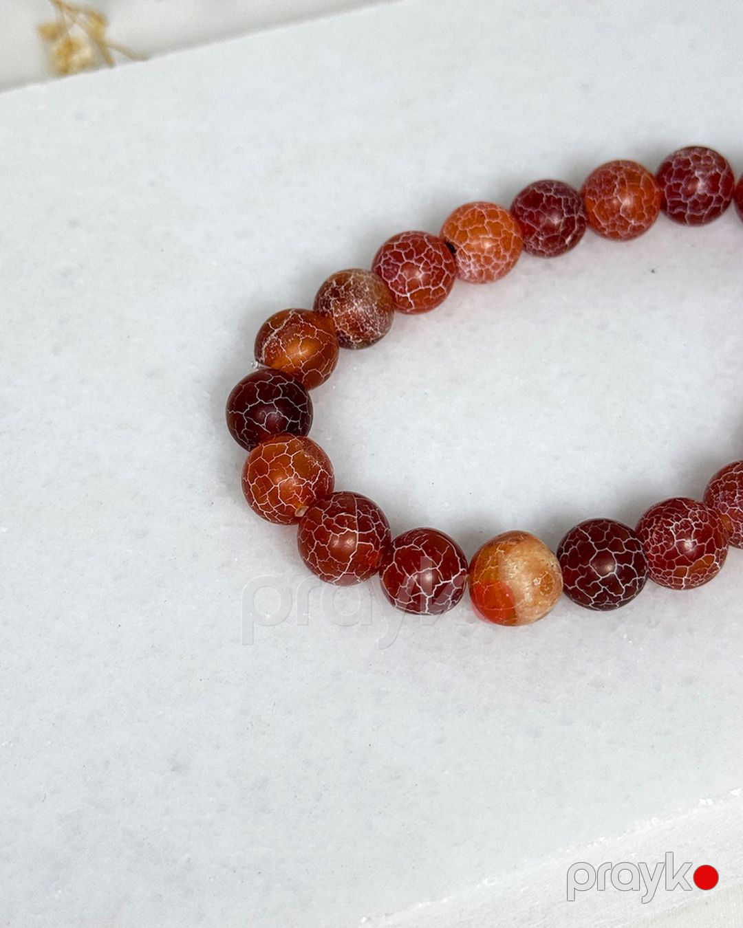 Qolbaq qadınlar üçün Gemstone_086 əqiq, narıncı — Mallar, Bakı (2)