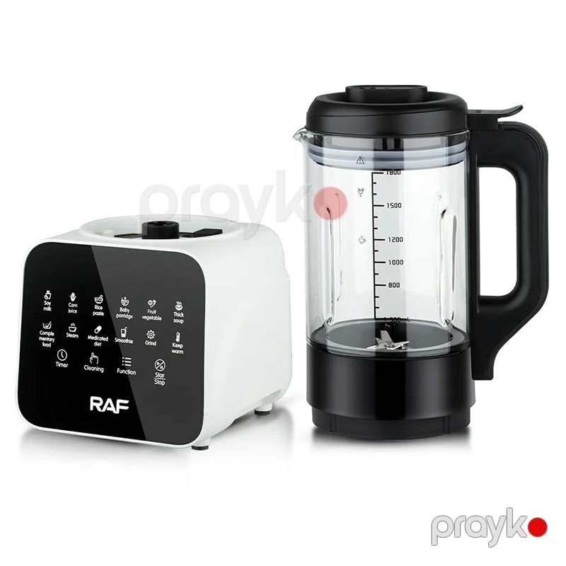 8 Bıçağa Sahib Professsional RAF Reqemsal Mətbəx Blenderi 1.8L 1200W Gücündə Çoxfunksiyalı Peşəkar Black Blender — Blenderlər, xırdalayanlar və mikserlər, Bakı (7)