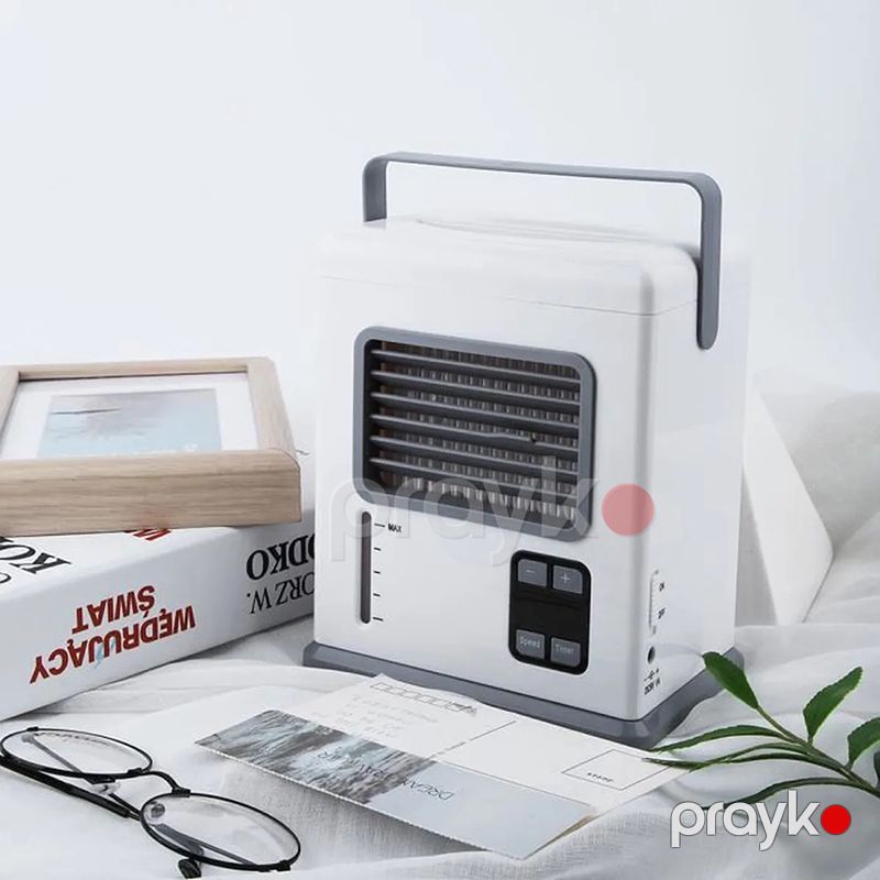 Məişət Üçün Səssiz Elektrikli Hava Soyuducu Ventilyator Portativ Masaüstü Kondisioner Daşınması Asan Avtomobil Üçün Ventilyator — Ventilyatorlar, Bakı (2)