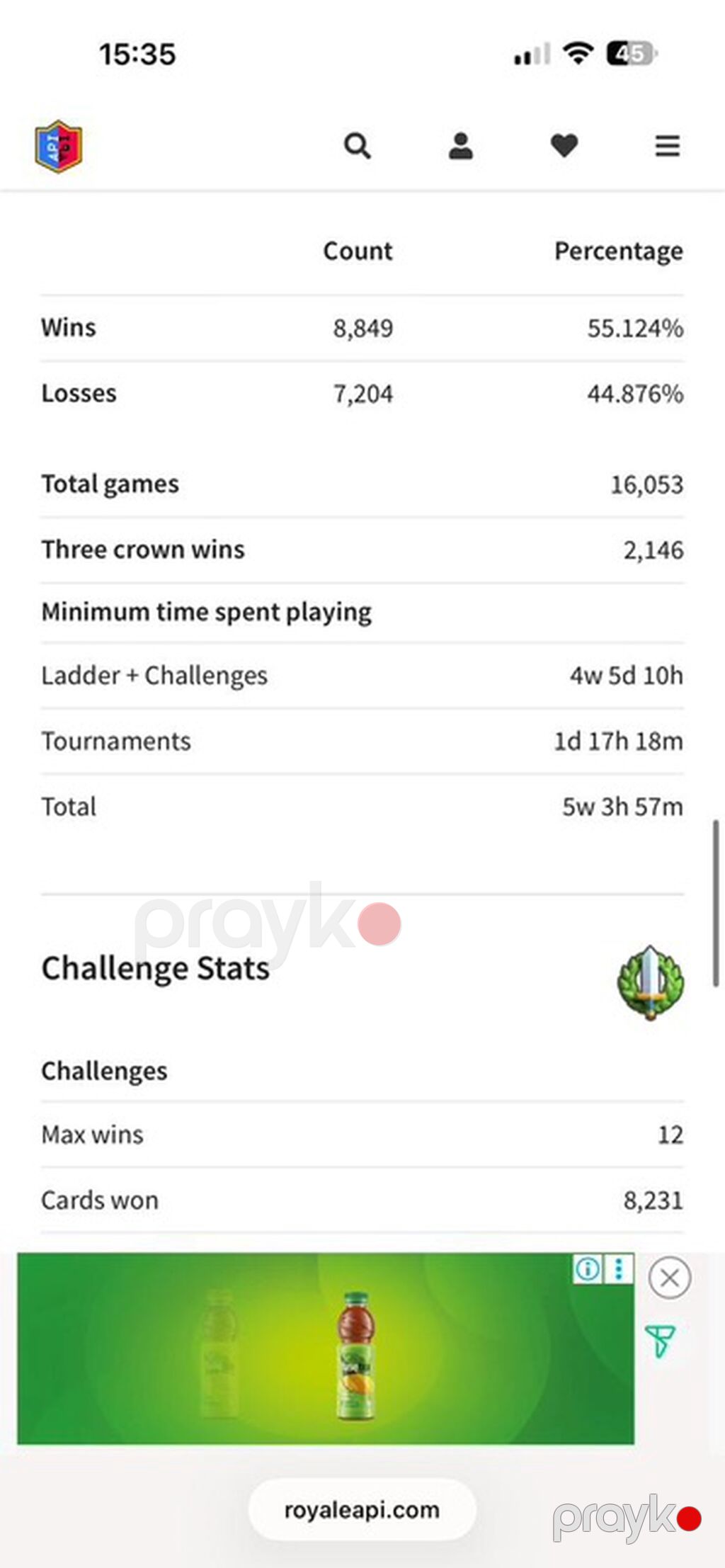 Clash Royale hesabı – RoyaleAPI statistikaları ilə - Qüllə Skini — Digər, Bakı (5)