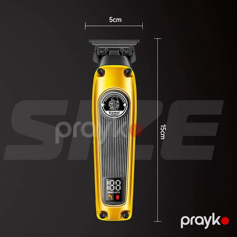 Kemei KM-1855 Saç Saqqal Təraş Maşını Yüksək Keyfiyyətli Professional Kişi Üçün Trimmer — Usturalar, trimmerler və epilyatorlar, Bakı (2)