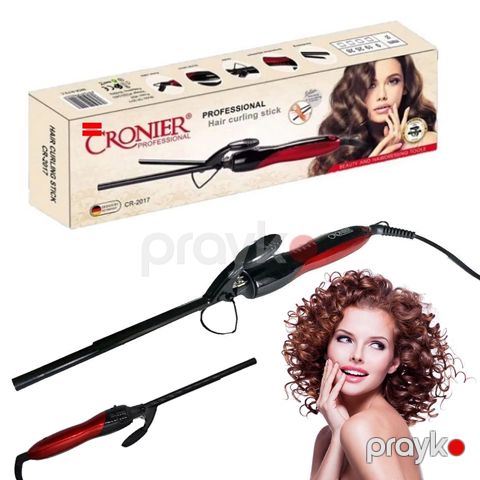 Cronier Cr-2017 Professional Saç Afro Buruq Feni Yüksək Keyfiyyətli Maşa Feni 9mm Professional Hair Curling — Bakı
