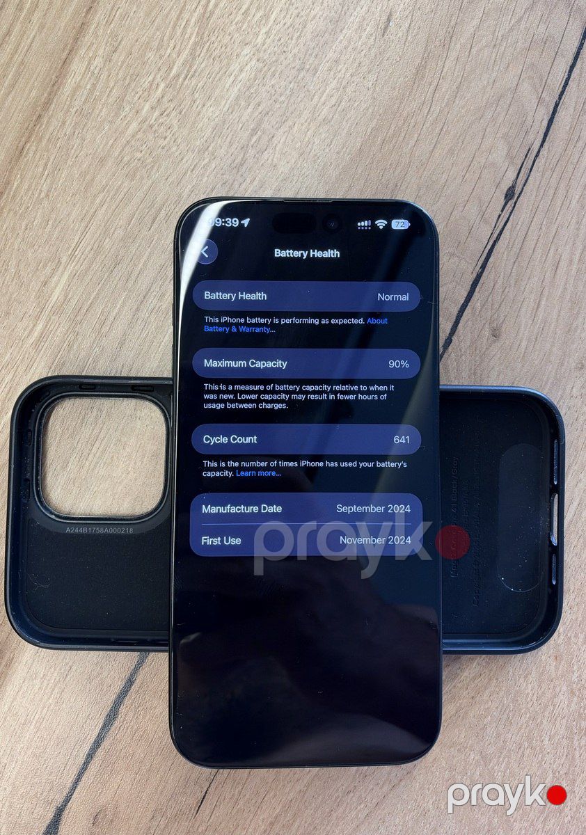 Apple iPhone 16 Pro Max Black Titanium 256GB/8GB — Smartfonlar, Bakı (2)