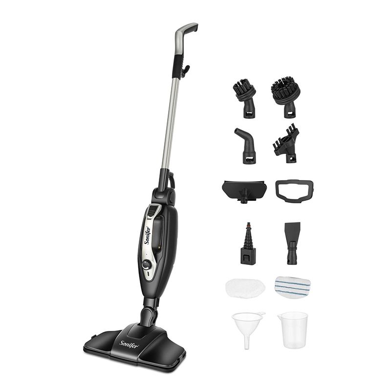 Buxar təmizləyici Sonifer SF-2253 Yeni Stil Elektrikli Xalça Təmizləyən Tozsoran Çoxfunksiyalı Buxarlı Döşəmə Təmizləyicisi — Tozsoran, Bakı (2)