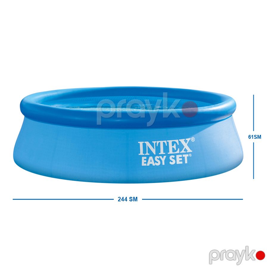Intex Asan Quraşdırma 244 X 61 sm Hovuz Uşaqlar və Böyüklər üçün Üzgüçülük Hovuzu — İdman, hobi, istirahət, Bakı (2)