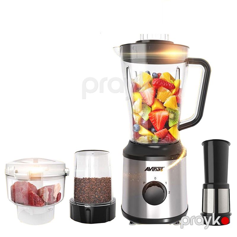 Professional Kokteyl Blenderi 4-ü 1 Arada Qida Prosessoru Yüksək Güclü Elektrikli Blender Dəsti 1200 Watt — Blenderlər, xırdalayanlar və mikserlər, Bakı (5)