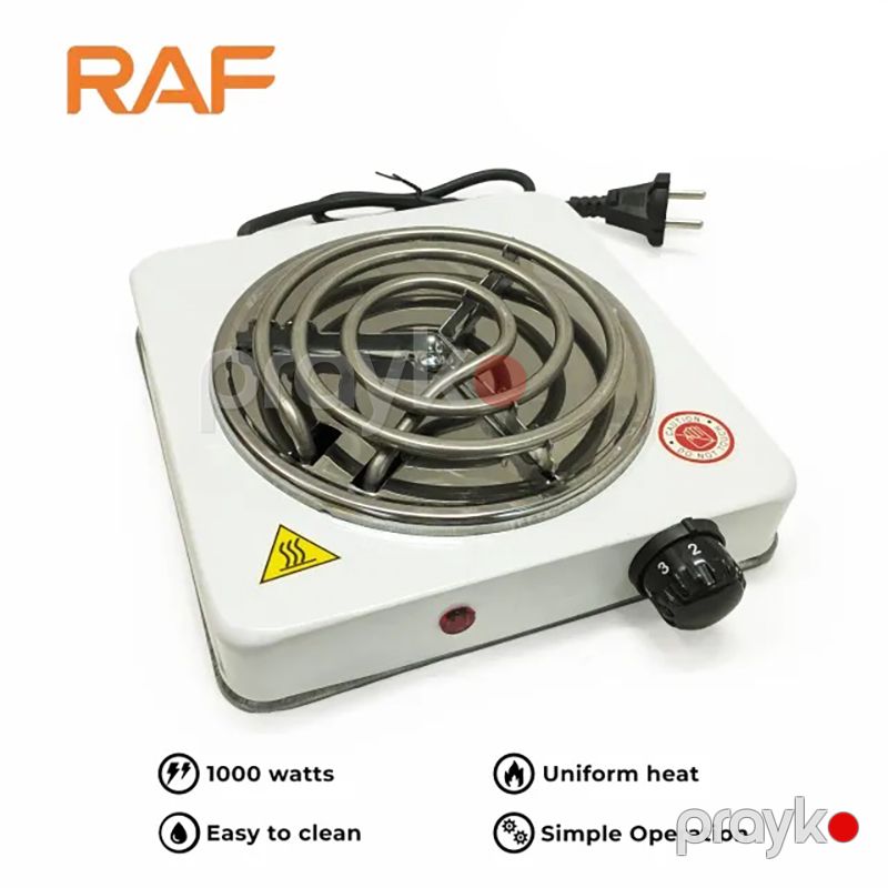 Yeni RAF Elektrikli Qızdırıcı 1000W Gücə Məxsus Paslanmaz Polad Piltə Raf Elektrikli Qızdırıcı R.8010B — Plitələr, Bakı (5)