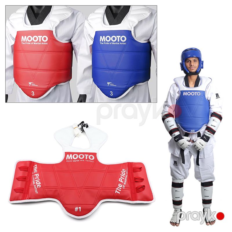 Mooto Taekvondo Sinə Qoruyucu Premium Karate Qoruyucu Jlet 3 Razmer Seçimi Ilə Mooto Extera Taekvondo Geyimi — İdman, hobi, istirahət, Bakı (3)