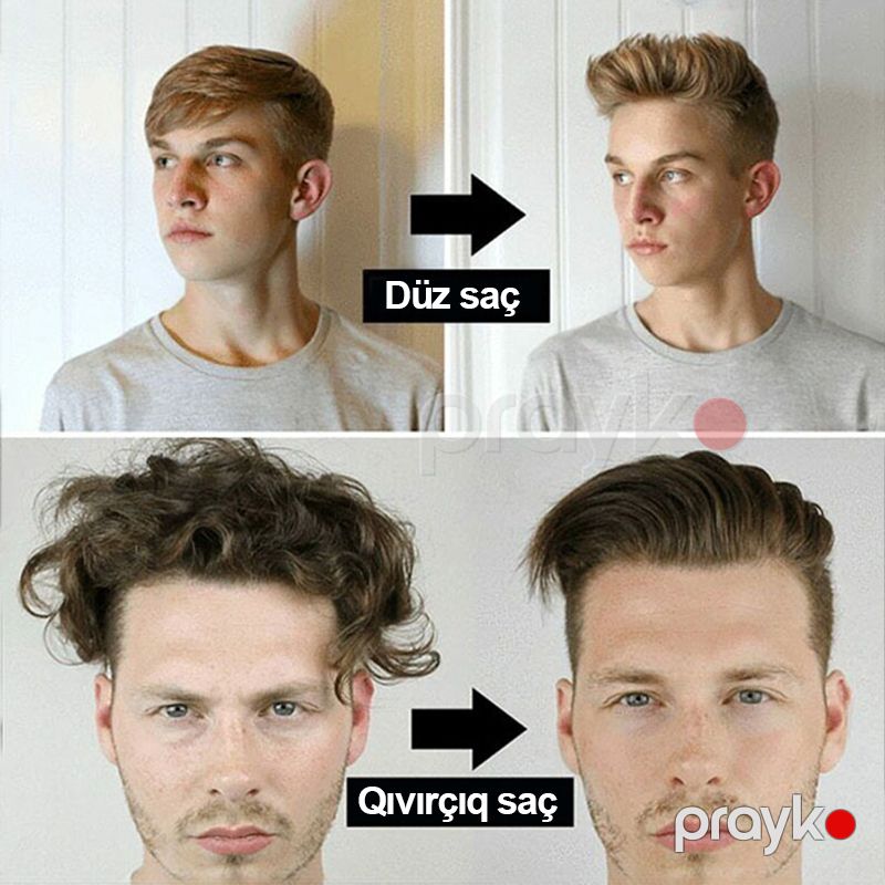 Hair Iron FB161 Çoxfunksiyalı Elektrikli Saç Darağı Portativ Kişi Saç Saqqal Düzləşdirici Fen 180°C-230°C — Fən, Bakı (3)