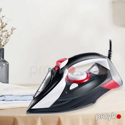 Yüksək Keyfiyyətli Sokany Buxarlı Ütü Sk-285 Anti-Calc Özünü Təmizləmə Sistemi Professional Buxarlı Ütü 350 Ml — Bakı