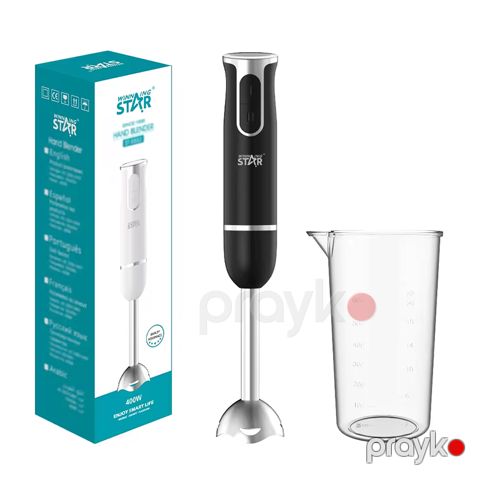 Wınnıng Star ST-5553 Çoxfunksiyalı Elektrikli Əl Blenderi 2 Sürətli Paslanmaz Polad Əl Blenderi — Bakı