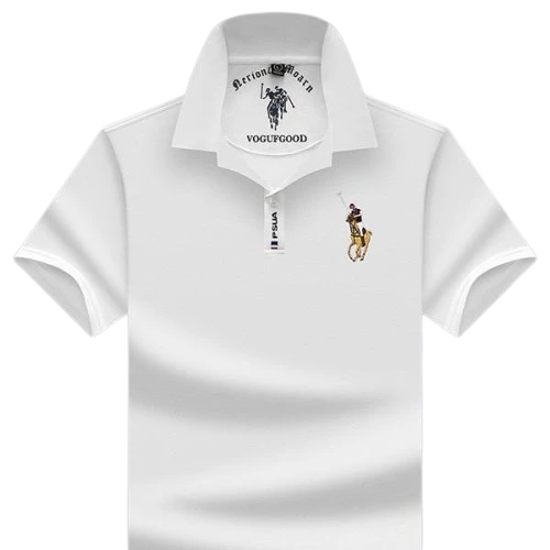 Polo Psua yüksək keyfiyyətli və dəbli qısaqol kişi köynəyi — Men's clothing