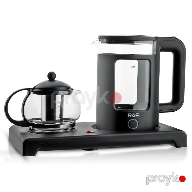 Premium Brend RAF Çaydanı 1.8L + 0.6L Çaydan Dəsti 1500W Gücündə RAF Şüşə Çaydan Dəsti R.7855 — Elektrik çaydanları və termoslar, Bakı (5)