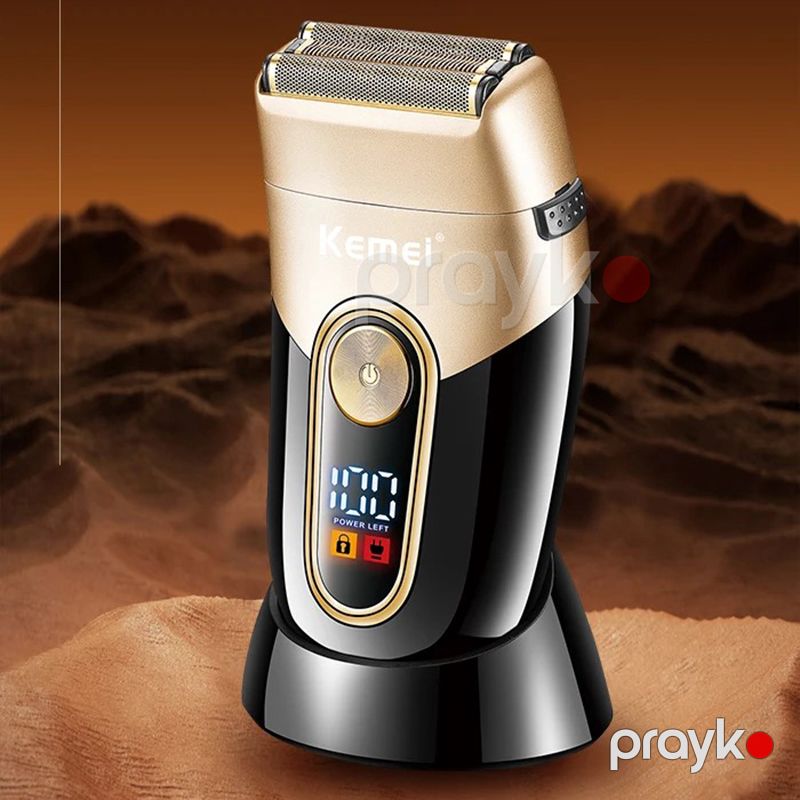 Kemei Elektrikli Suya Davamlı Təraş Maşını Trimmer 5W Gücə Malik Təraş Aparatı — Usturalar, trimmerler və epilyatorlar, Bakı (7)